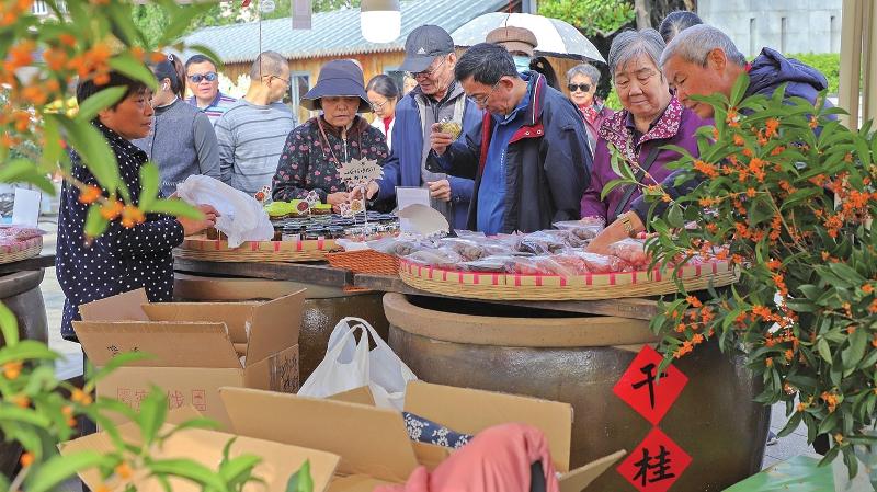 桂花市集进入收官倒计时