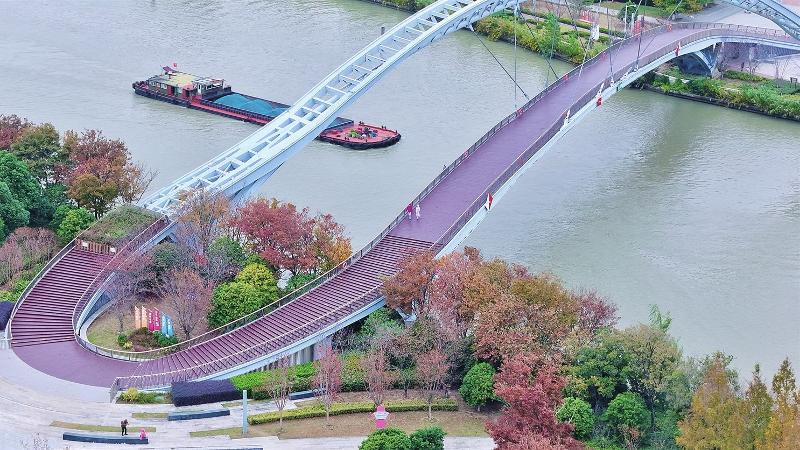 深秋的澹台湖公园